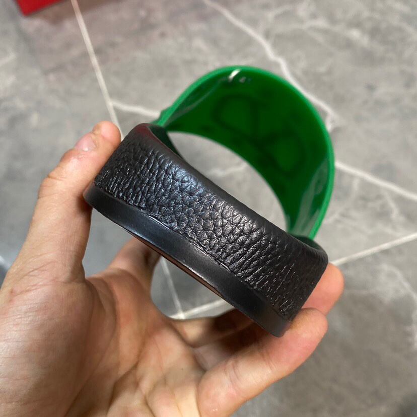 Valenti Garavani Summer V Logo Singature Sandal In Green - DopestKickz