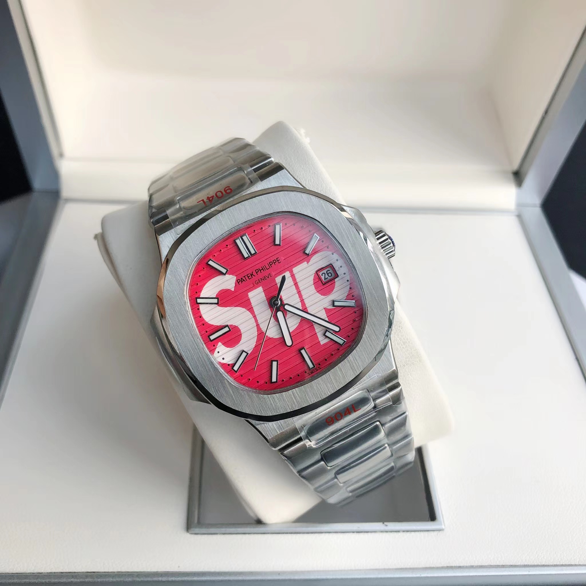 Patek Philipps Sa X Supreme Watch - DopestKickz