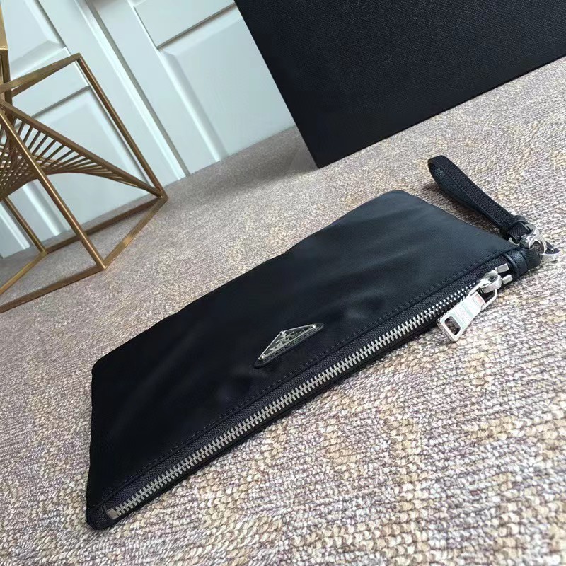 Prada Flat Pouch Black   28-18-1CM - DopestKickz