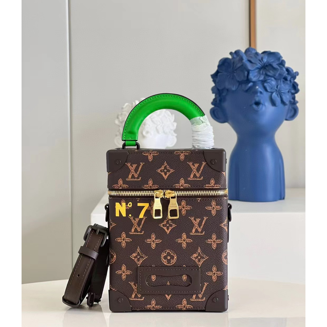 Louis Vuitton Vertical Box Trunk Handbag(15.5-22-7.5 CM) - DopestKickz