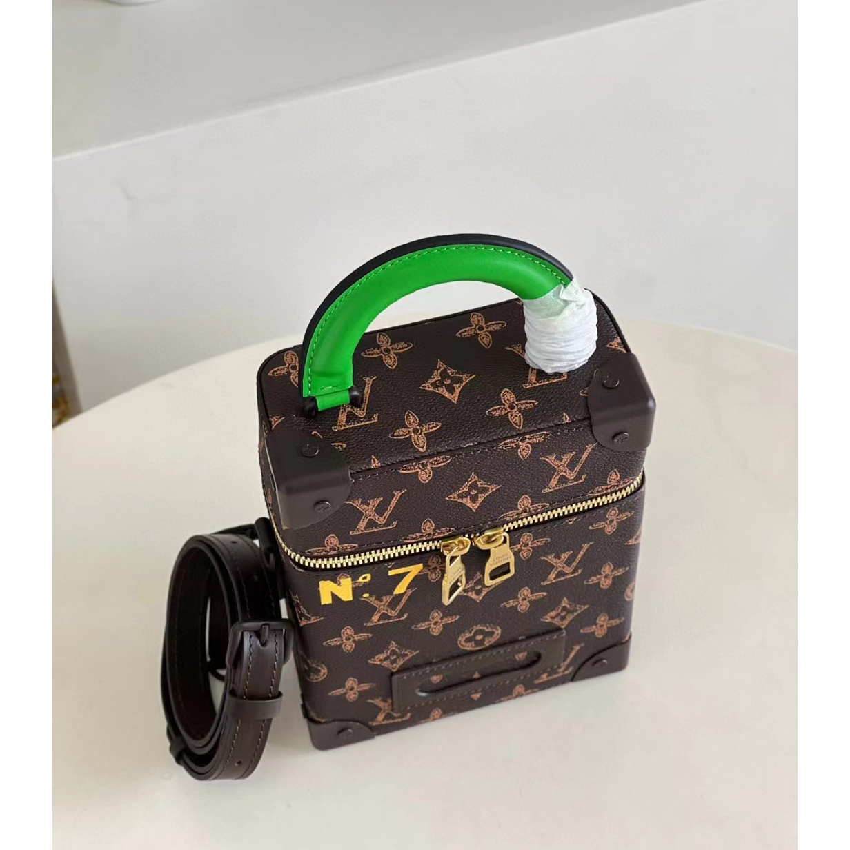 Louis Vuitton Vertical Box Trunk Handbag(15.5-22-7.5 CM) - DopestKickz