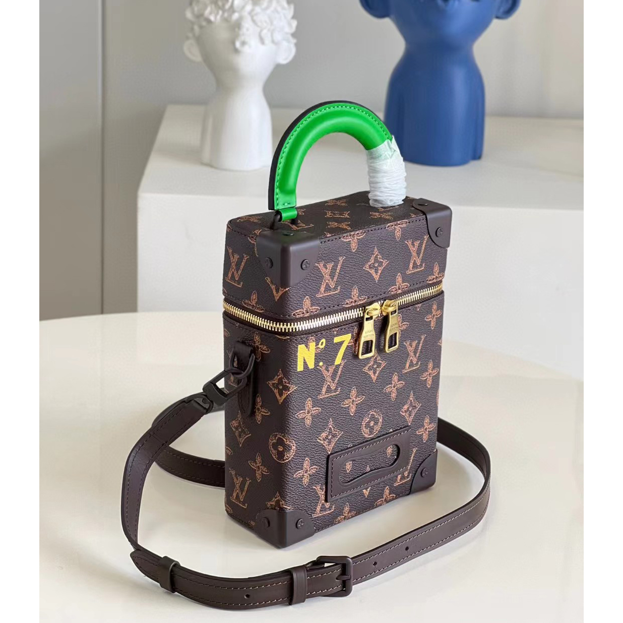 Louis Vuitton Vertical Box Trunk Handbag(15.5-22-7.5 CM) - DopestKickz