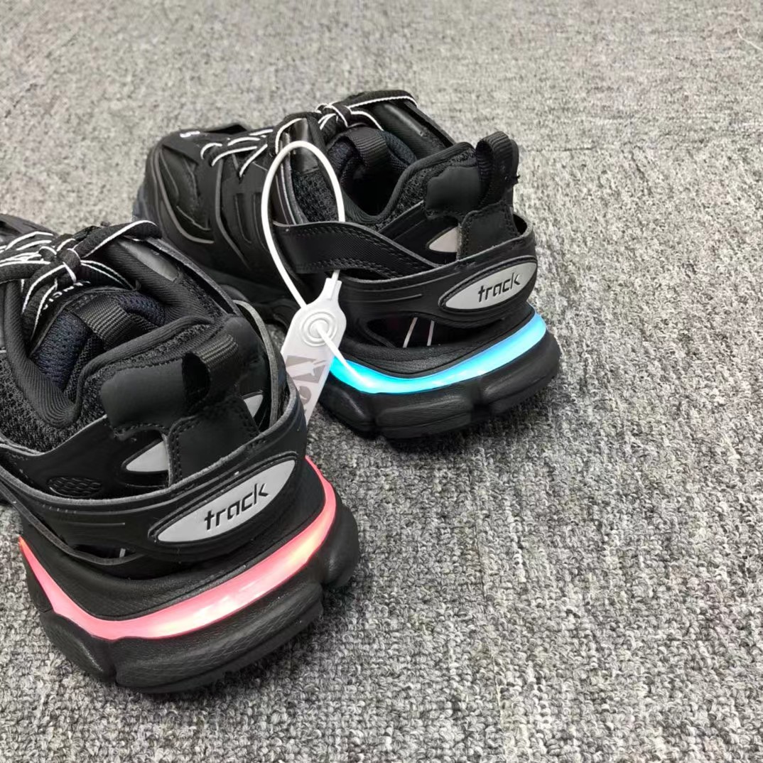Balenciaga Tess S. Gomma Trek 3.0 LED Sneakers - DopestKickz