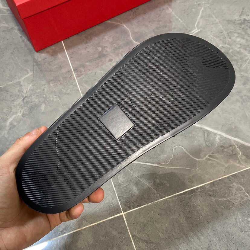 Valenti Garavani Summer V Logo Singature Sandal In Black - DopestKickz