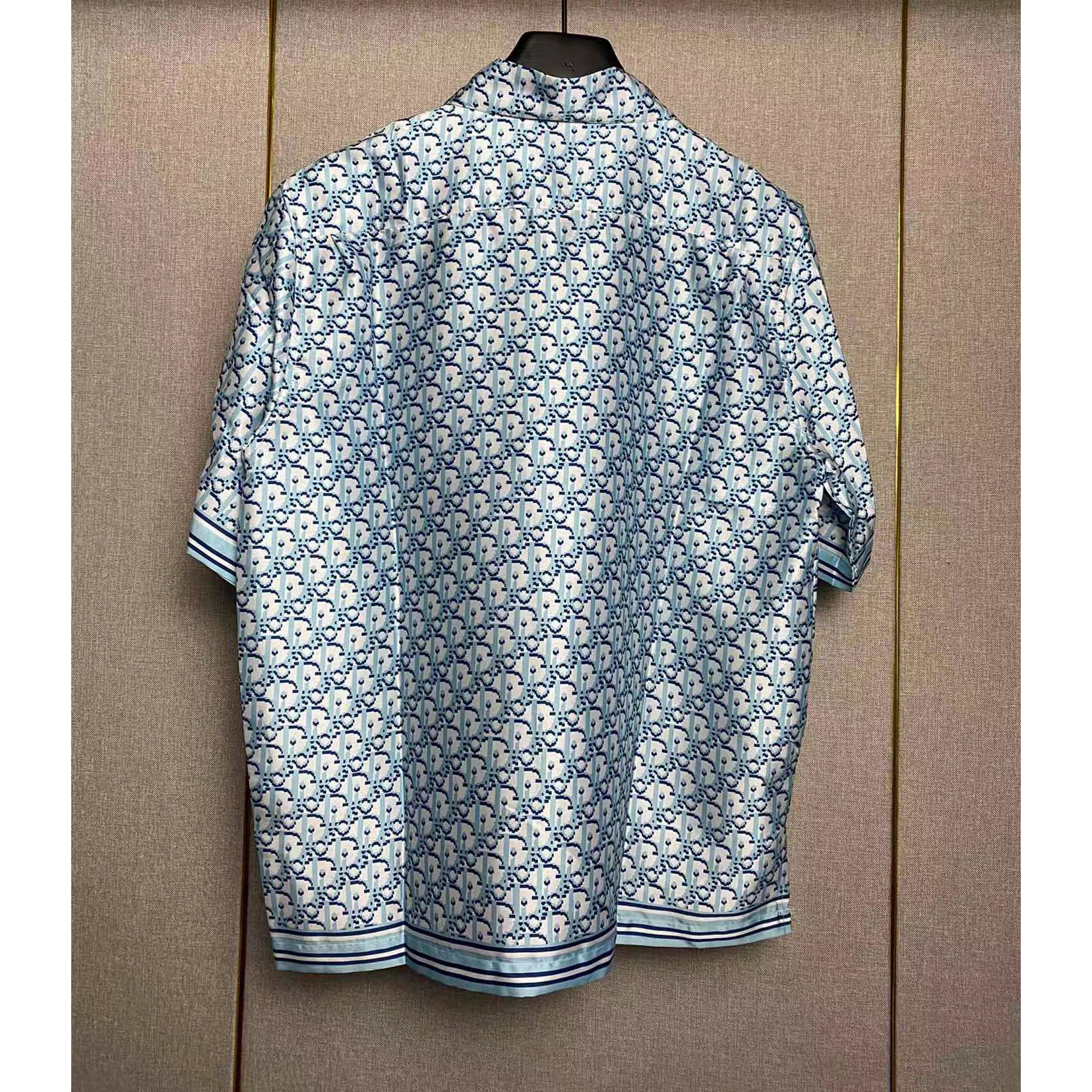 Dior Oblique Pixel Short-Sleeved Shirt And Shorts - DopestKickz