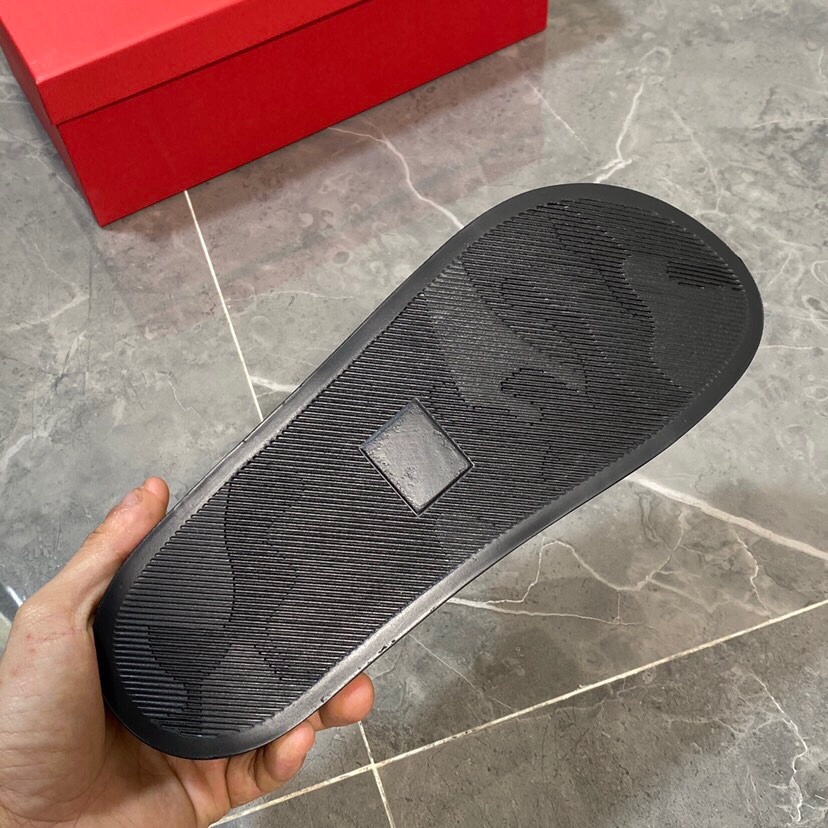 Valenti  Garavani Summer V Logo Singature Sandal In Brown - DopestKickz