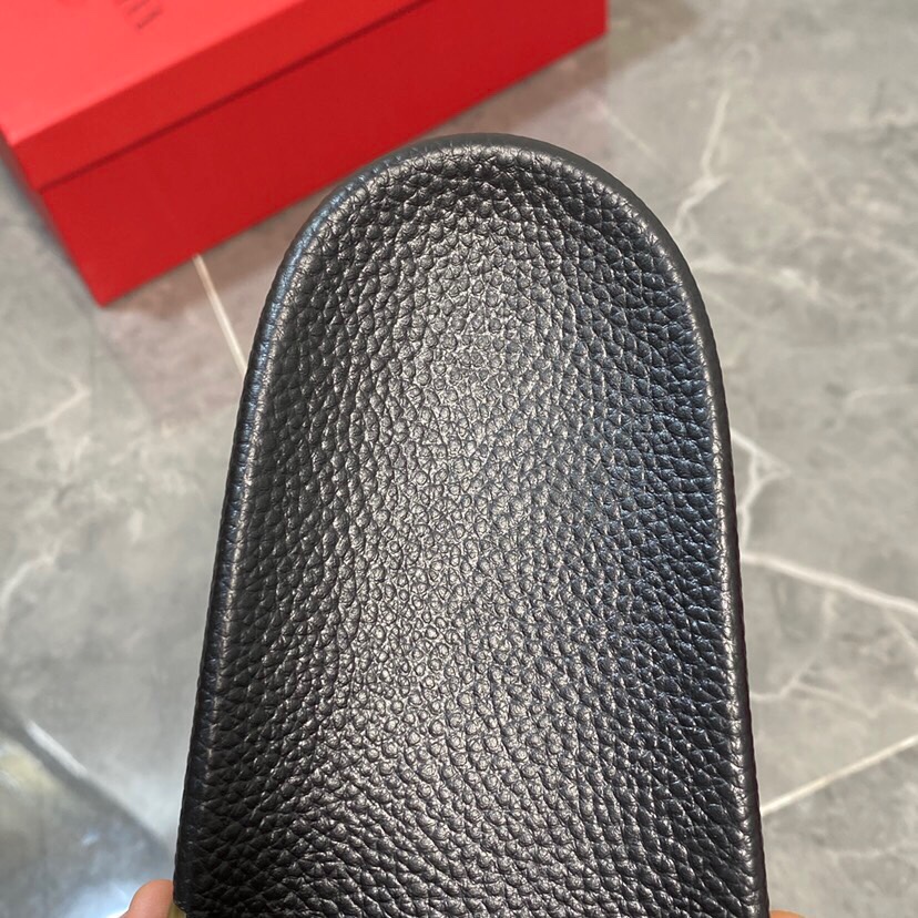 Valenti  Garavani Summer V Logo Singature Sandal In Brown - DopestKickz