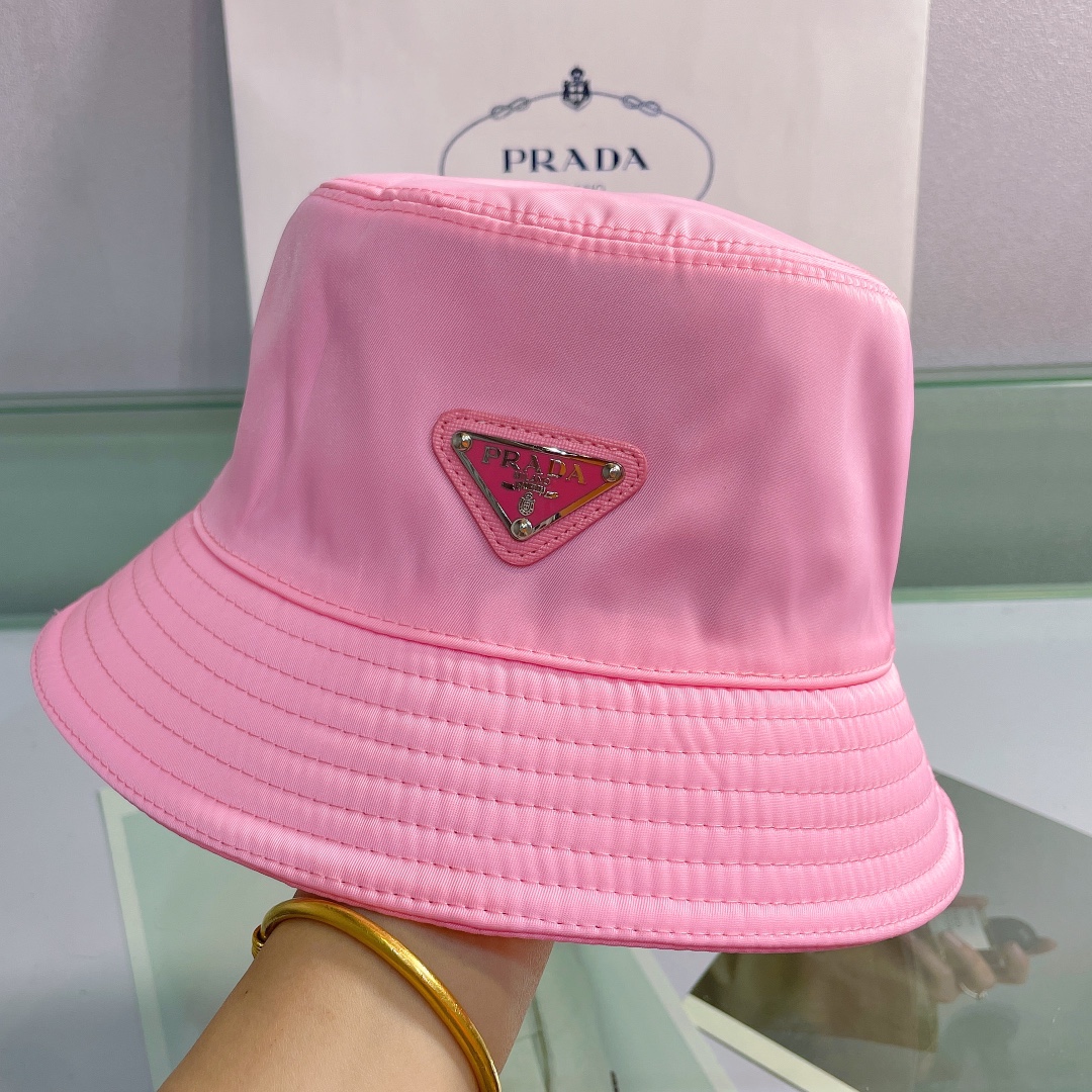 Prada Canvas Bucket Hat - DopestKickz