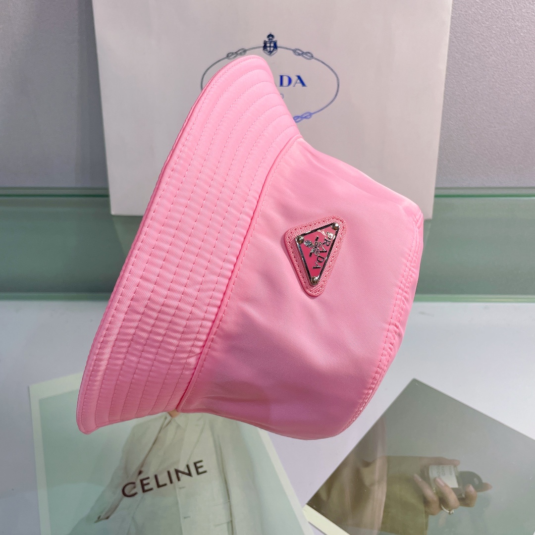 Prada Canvas Bucket Hat - DopestKickz