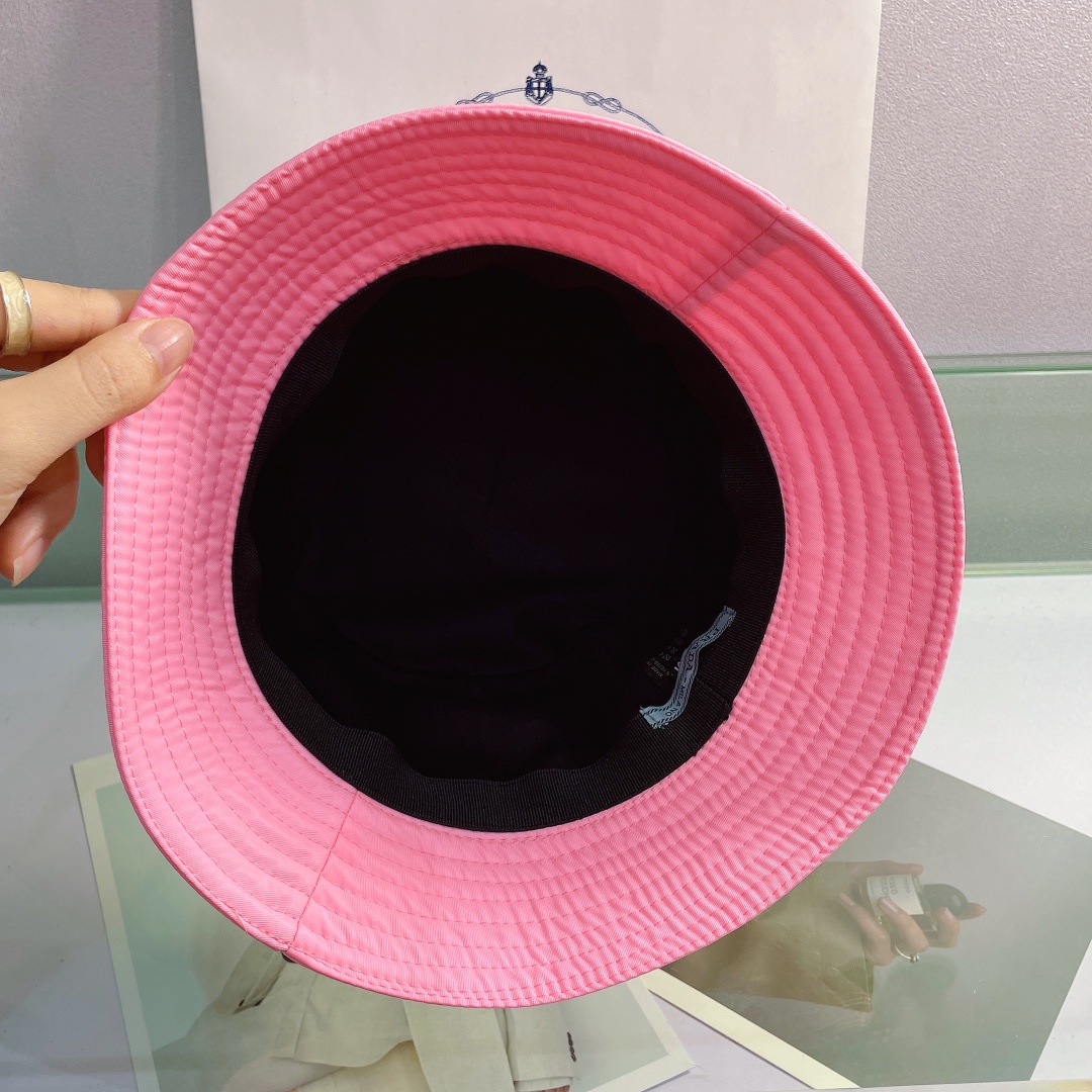 Prada Canvas Bucket Hat - DopestKickz