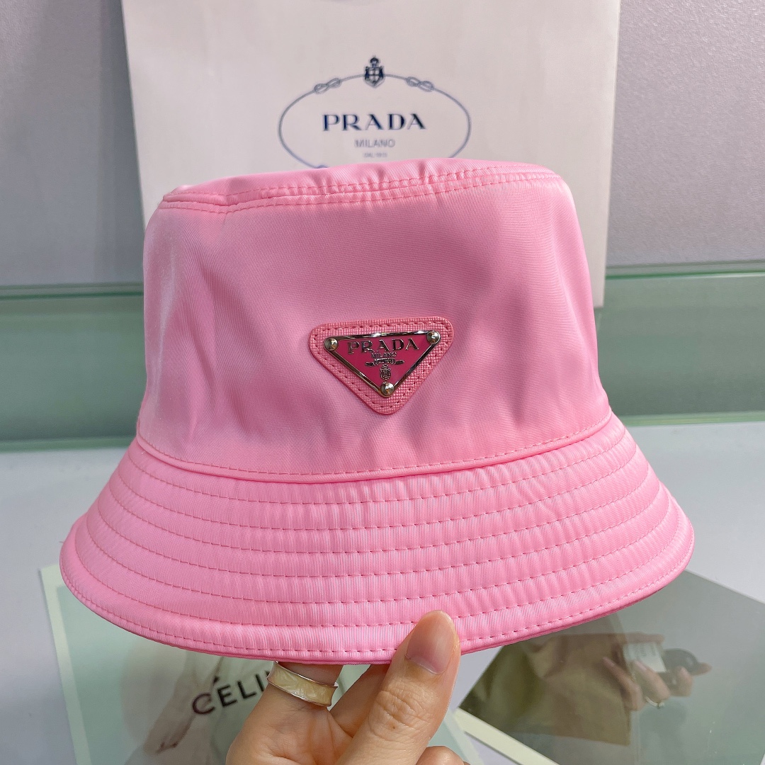 Prada Canvas Bucket Hat - DopestKickz