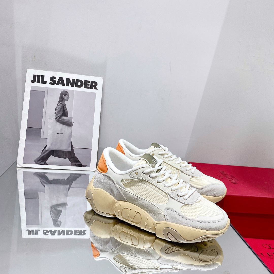 Valenti  Mesh Fabric And Suede Sneakers - DopestKickz