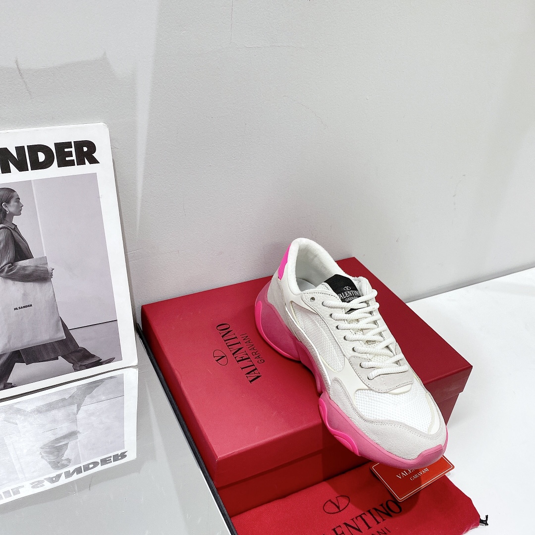 Valenti Mesh Fabric And Suede Sneakers - DopestKickz