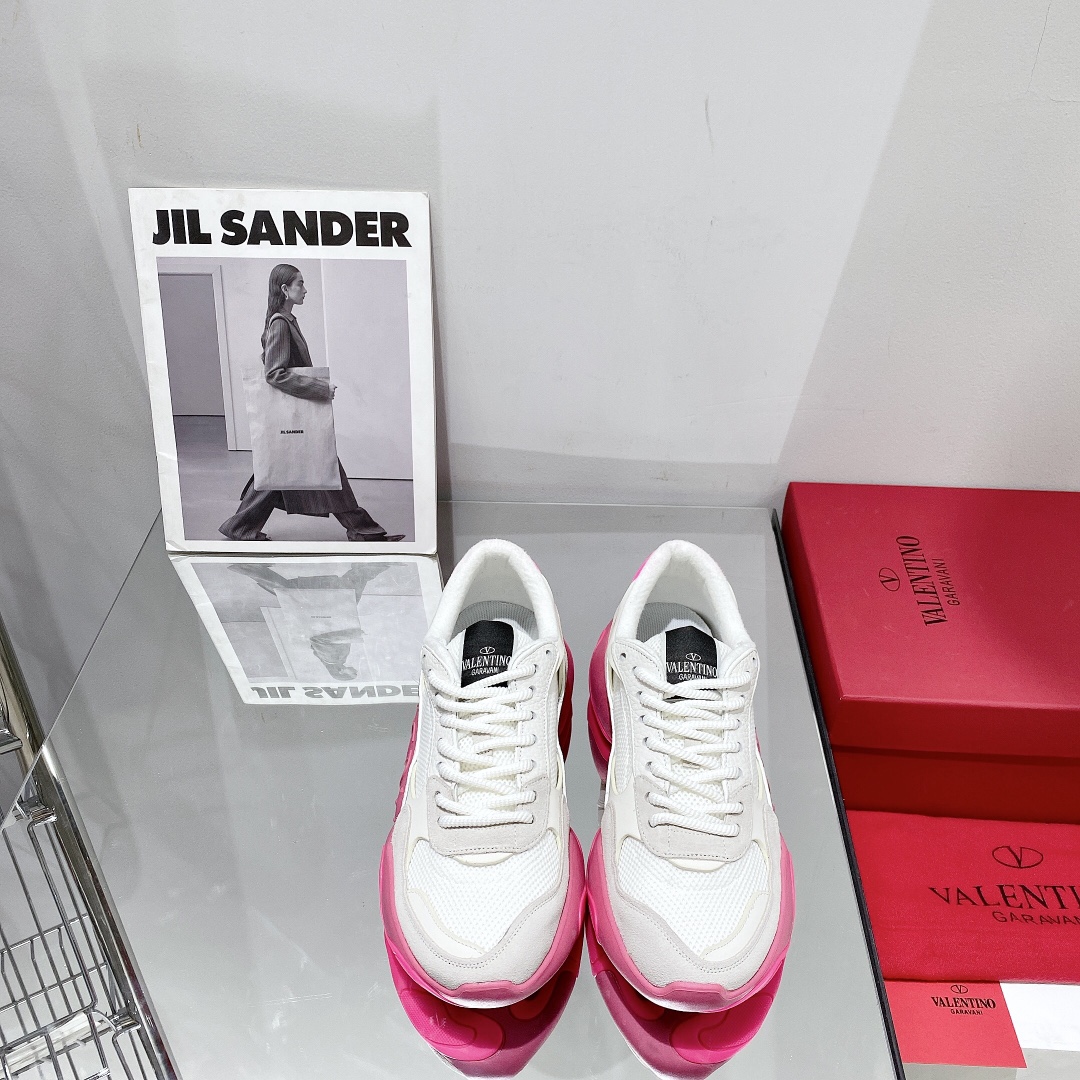 Valenti Mesh Fabric And Suede Sneakers - DopestKickz