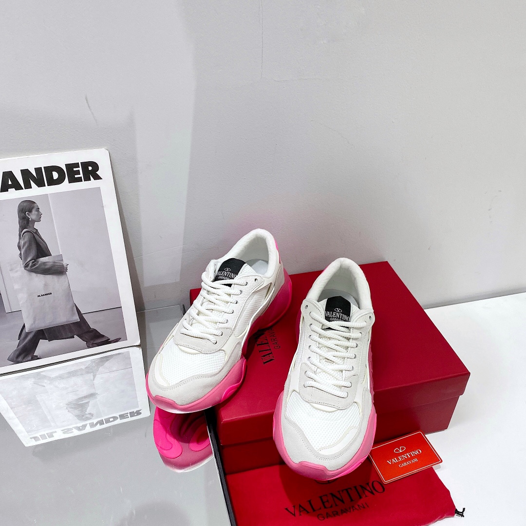 Valenti Mesh Fabric And Suede Sneakers - DopestKickz