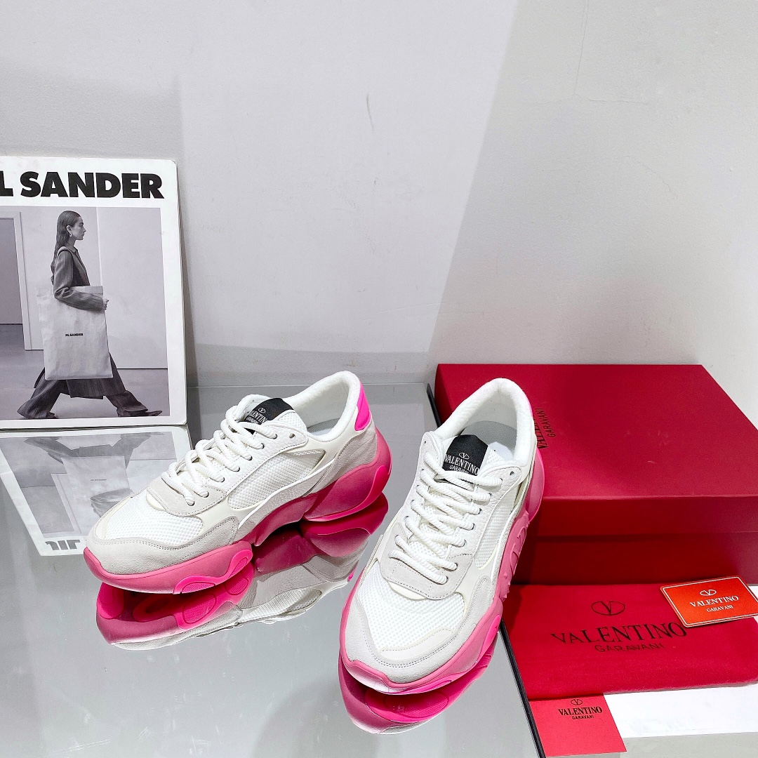 Valenti Mesh Fabric And Suede Sneakers - DopestKickz