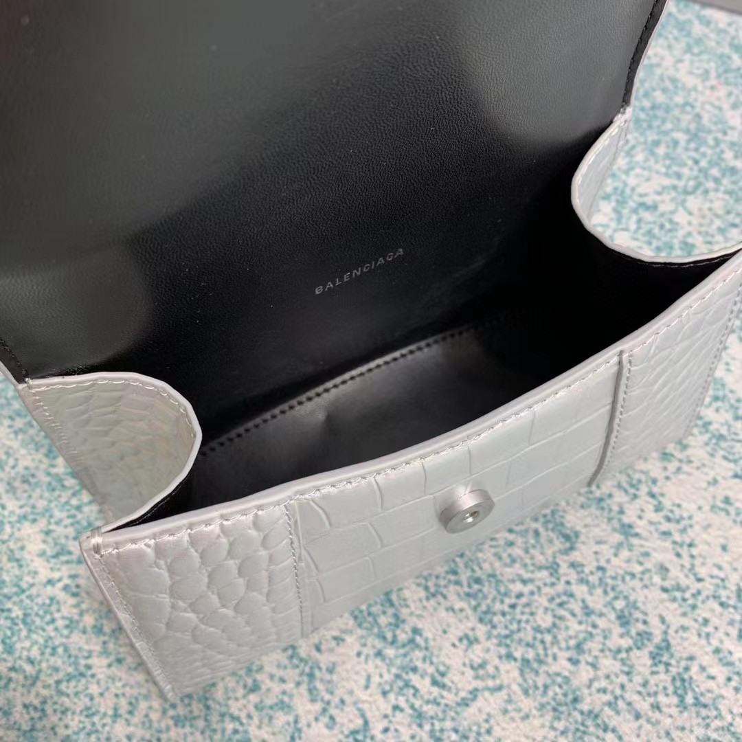 Balenciaga Hourglass Top Handle Bag (19-21-8CM) - DopestKickz
