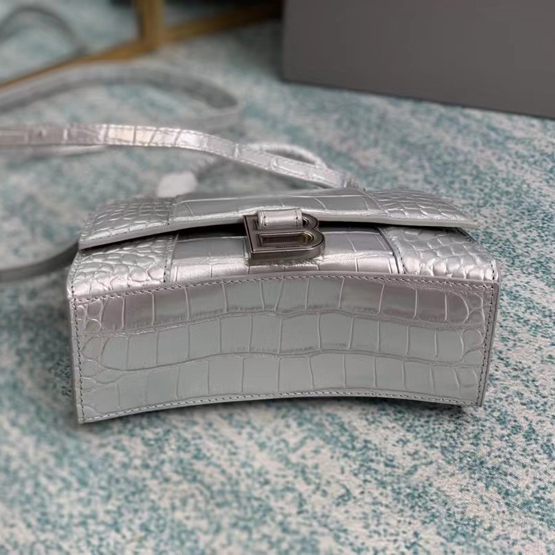 Balenciaga Hourglass Top Handle Bag (19-21-8CM) - DopestKickz