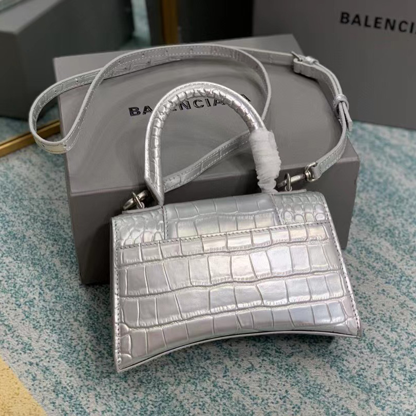 Balenciaga Hourglass Top Handle Bag (19-21-8CM) - DopestKickz