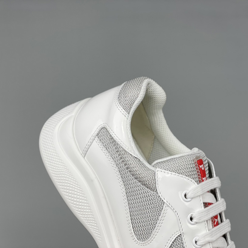 Prada Male America's Cup Sneaker In White(Upon UK Size) - DopestKickz