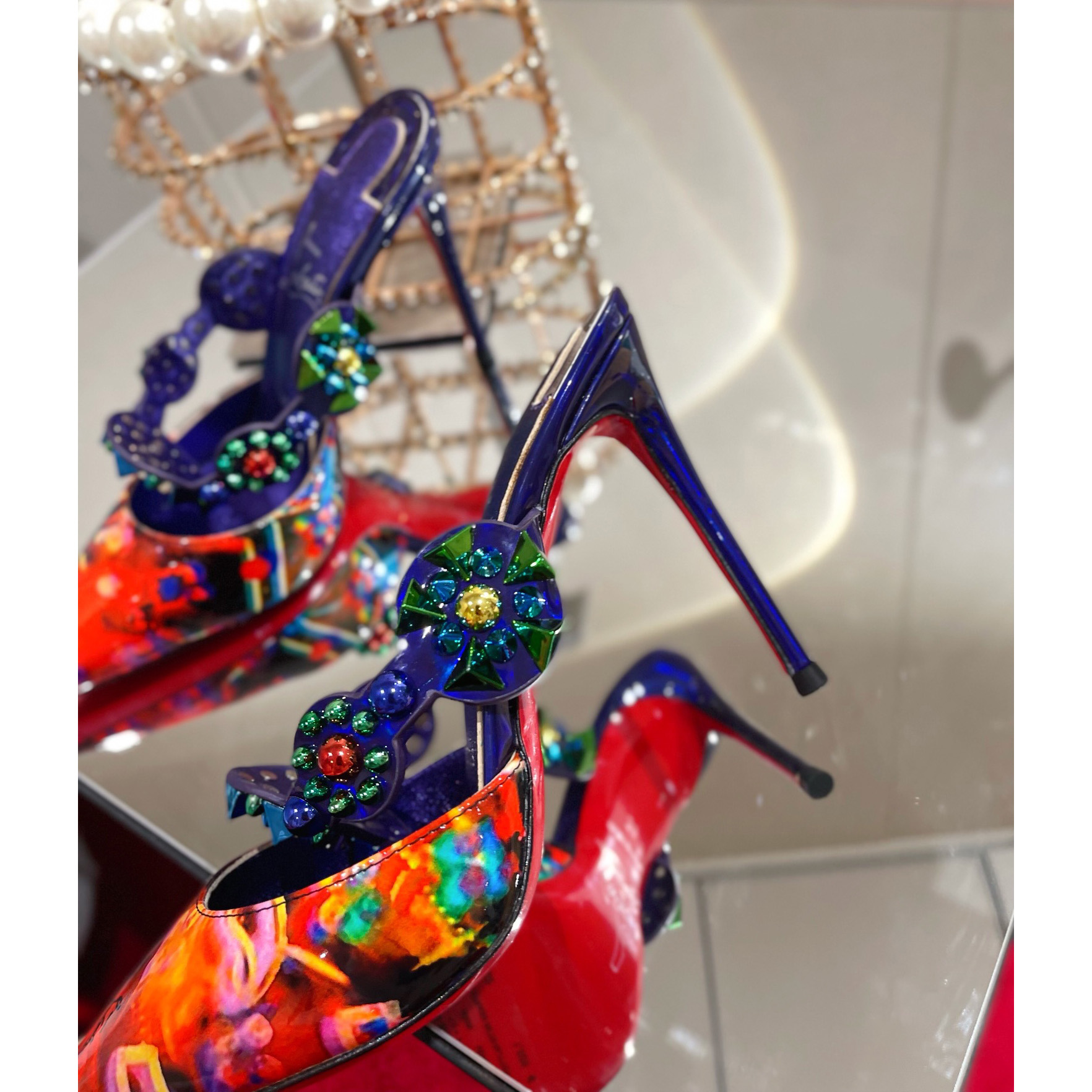 Christian Louboutin Miss Goldora Mules - DopestKickz
