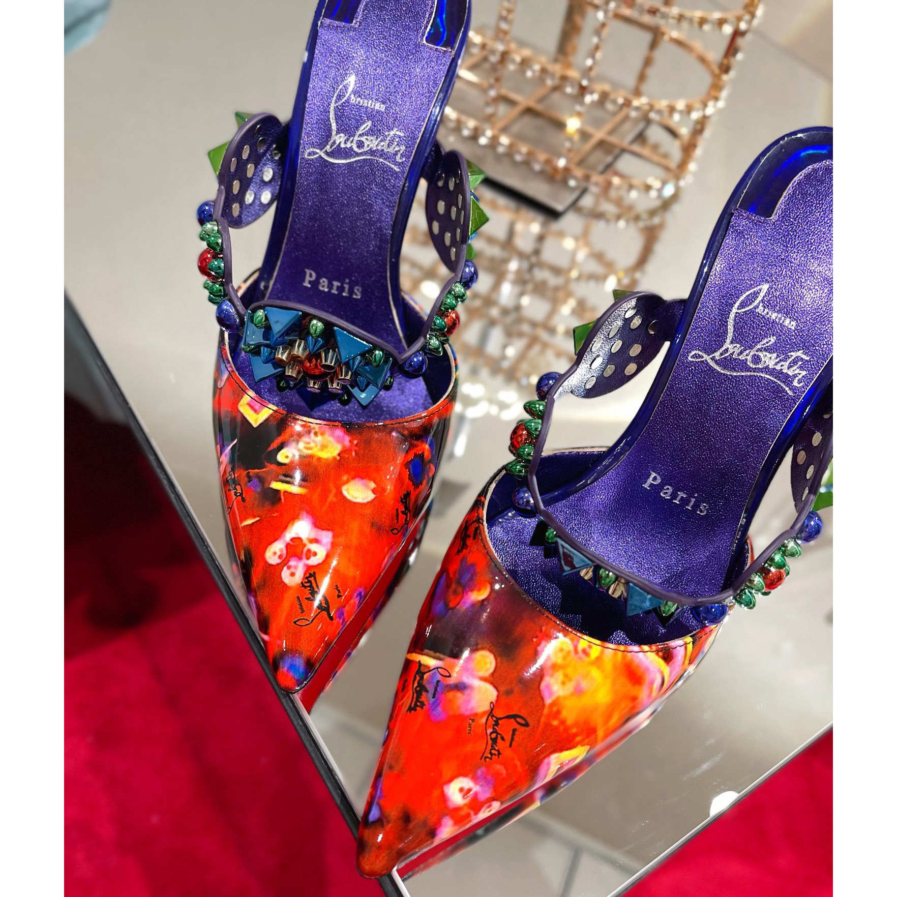 Christian Louboutin Miss Goldora Mules - DopestKickz