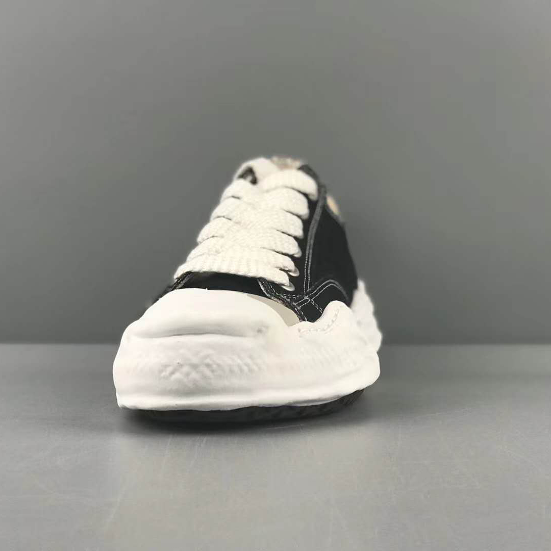 Maison Mihara Yasuhiro Original Sole Toe Cap Lowcut Canvas Sneaker - DopestKickz