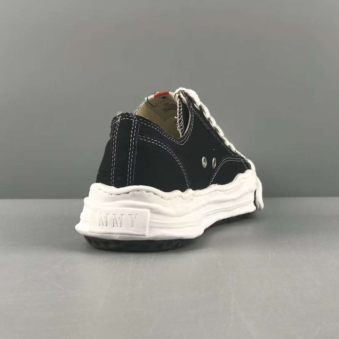 Maison Mihara Yasuhiro Original Sole Toe Cap Lowcut Canvas Sneaker - DopestKickz