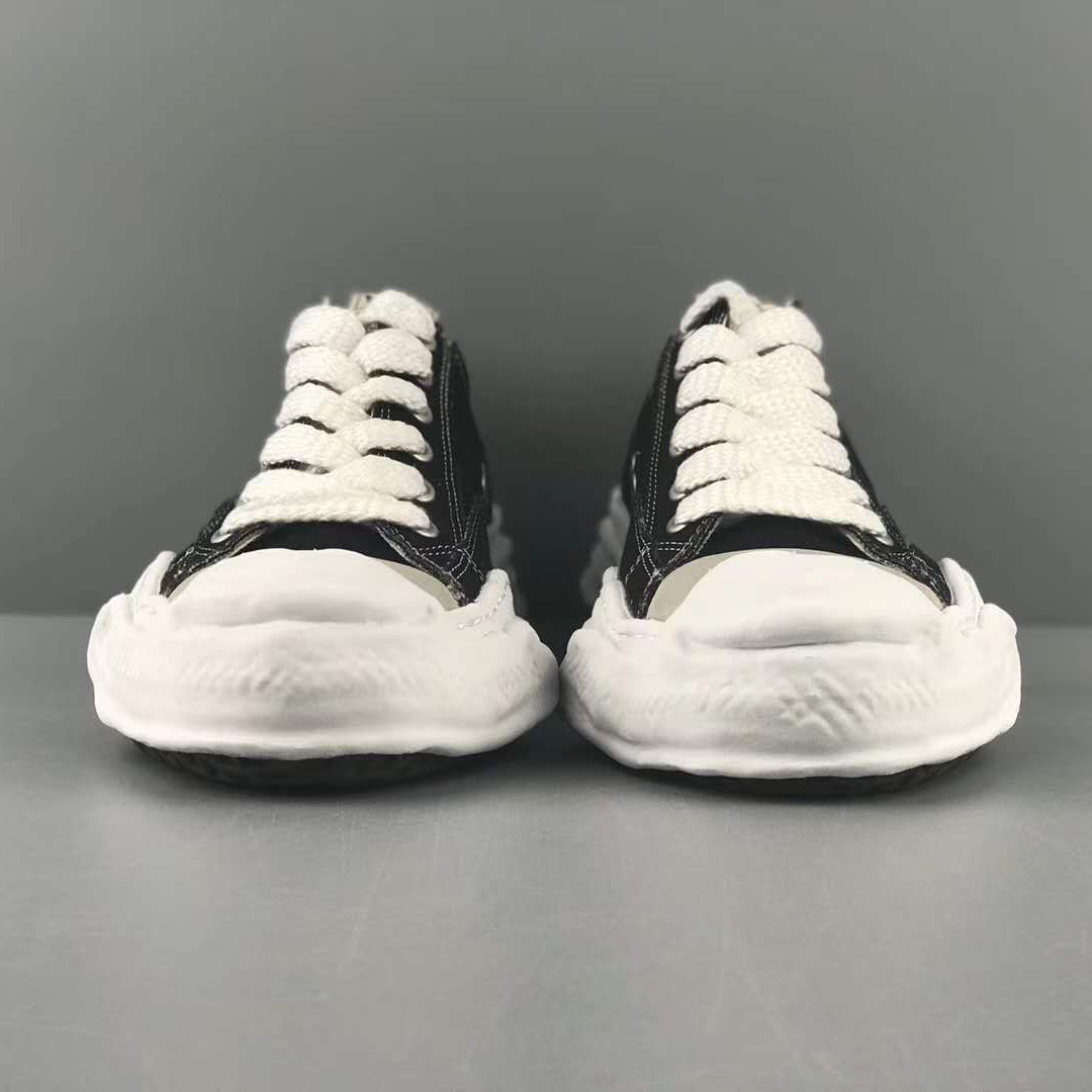 Maison Mihara Yasuhiro Original Sole Toe Cap Lowcut Canvas Sneaker - DopestKickz