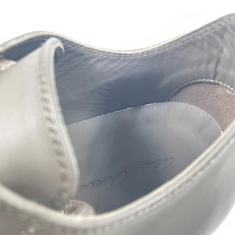 Rick Owens Taupe Calfskin Low Sneakers - DopestKickz