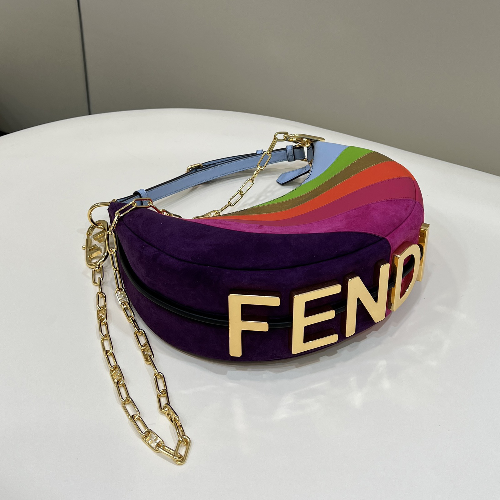 Fendi Graphy  Leather Bag(29*24.5*10cm) - DopestKickz