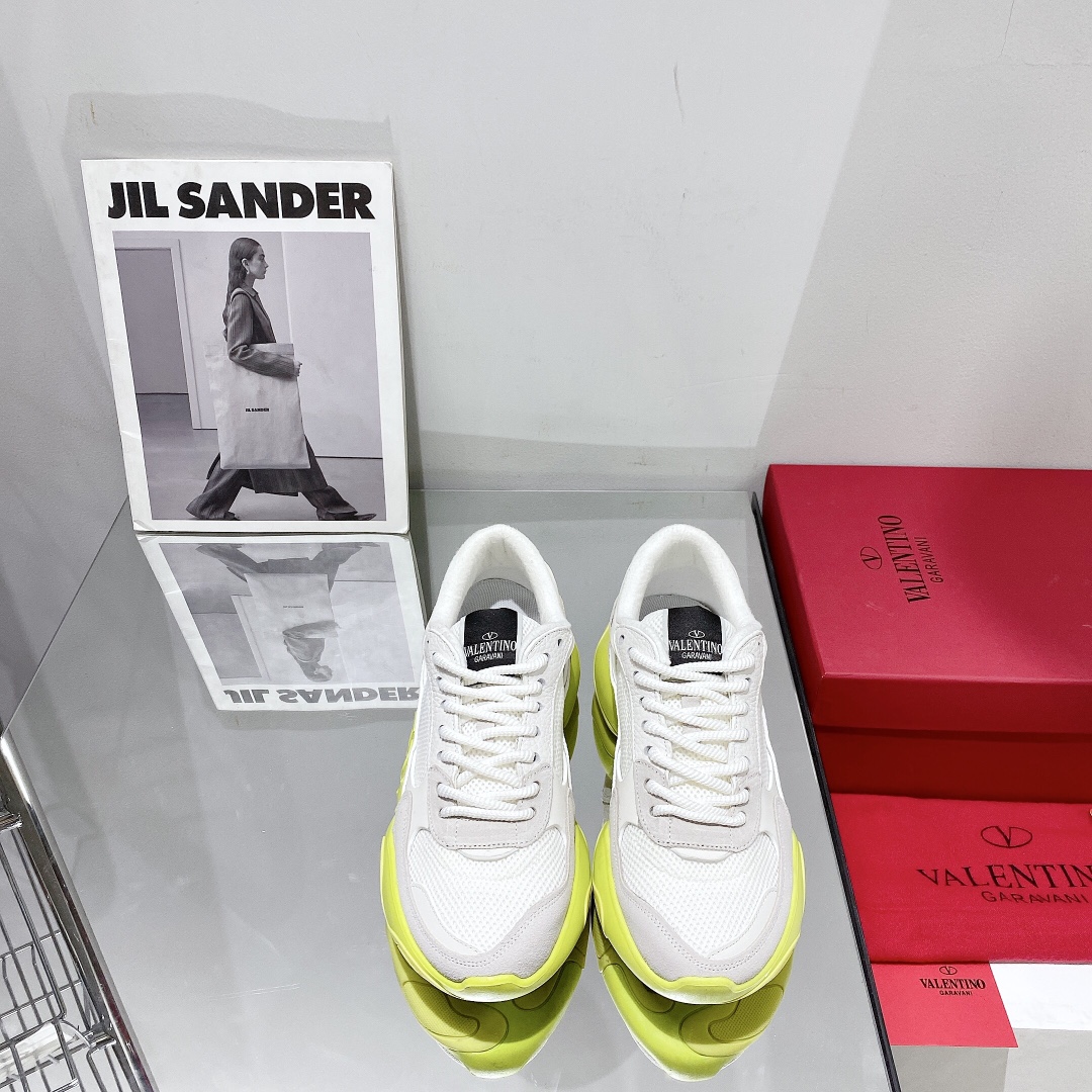 Valenti Mesh Fabric And Suede Sneakers - DopestKickz