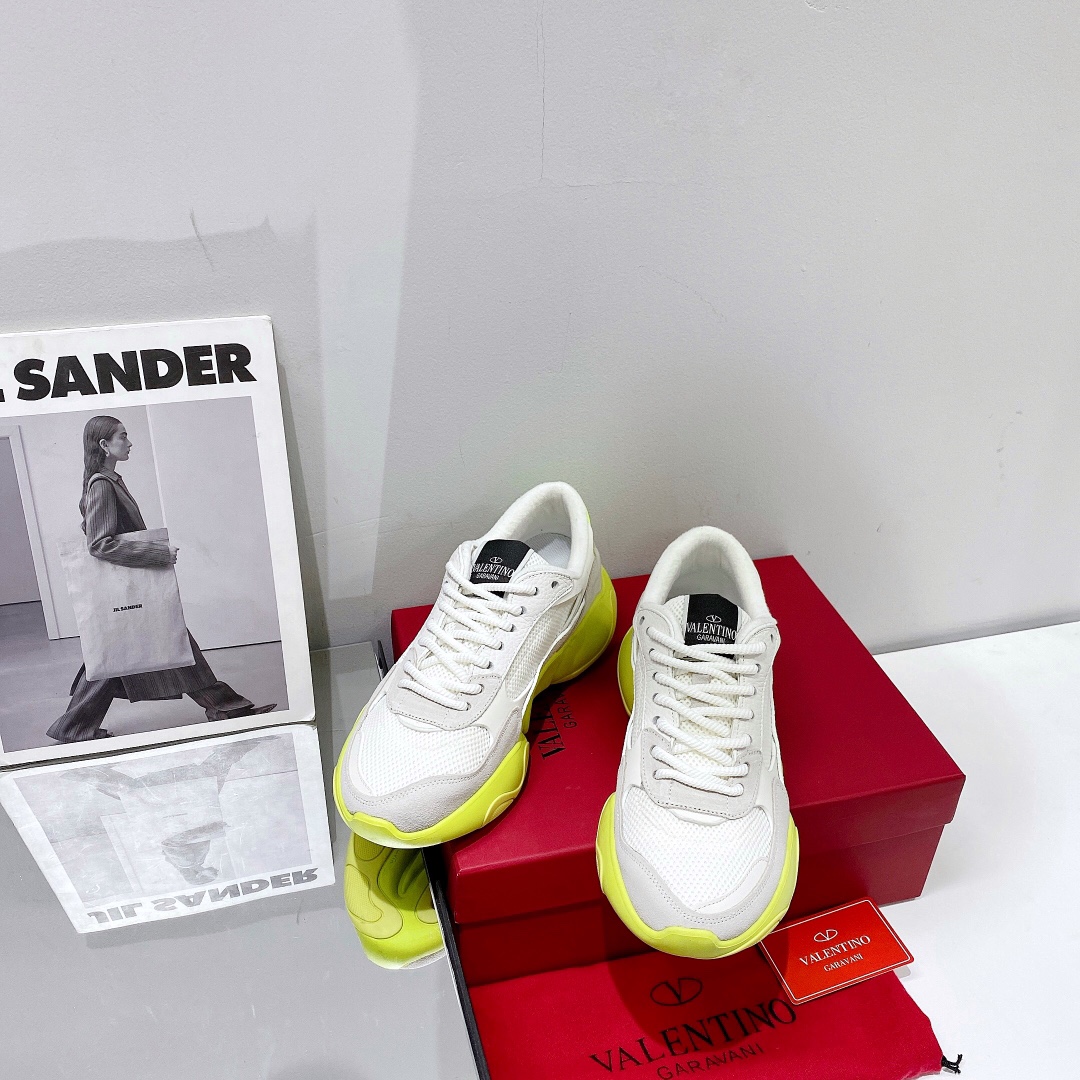 Valenti Mesh Fabric And Suede Sneakers - DopestKickz