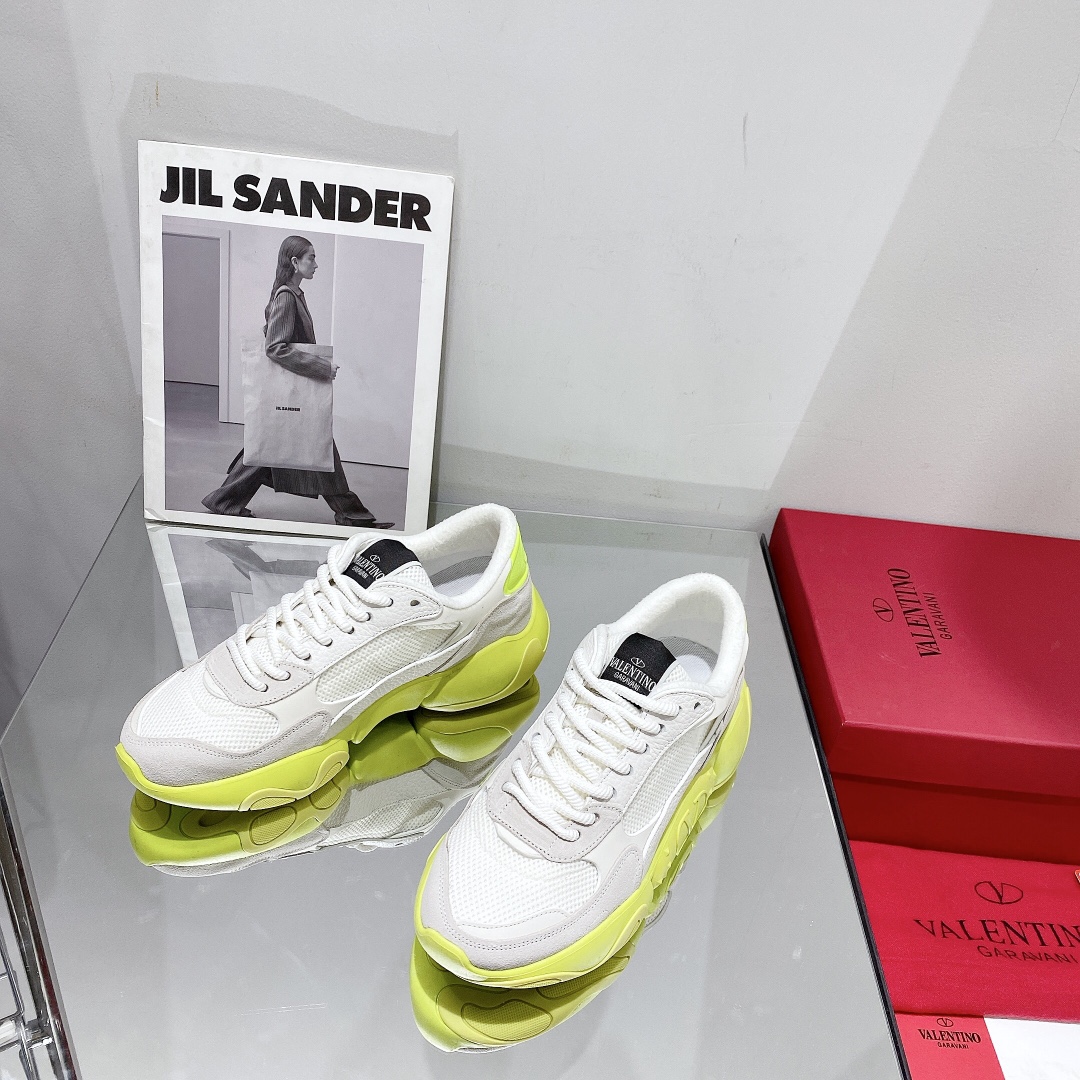 Valenti Mesh Fabric And Suede Sneakers - DopestKickz