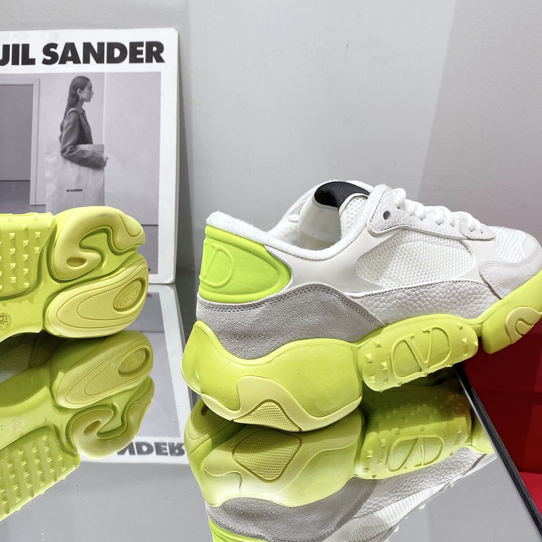 Valenti Mesh Fabric And Suede Sneakers - DopestKickz