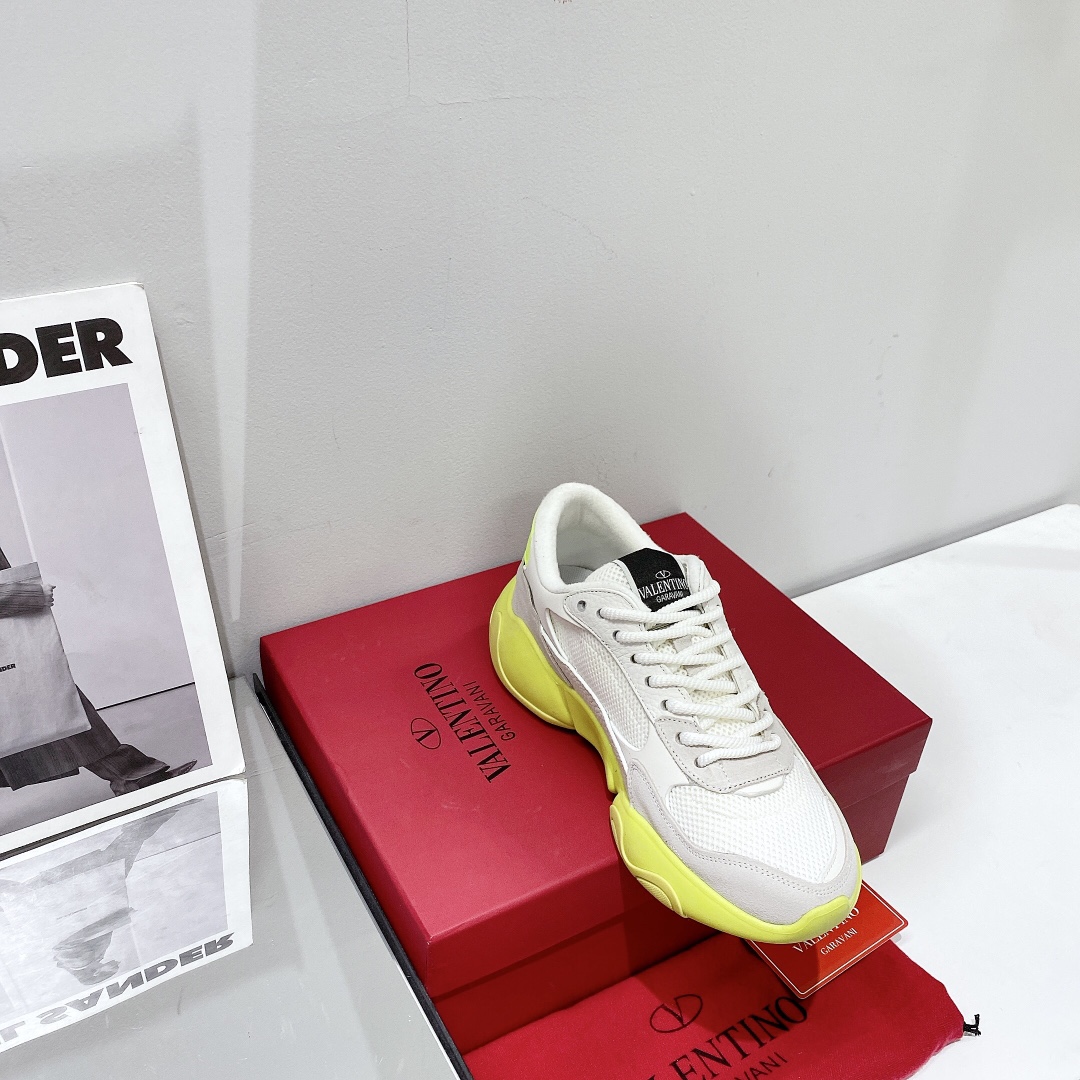 Valenti Mesh Fabric And Suede Sneakers - DopestKickz