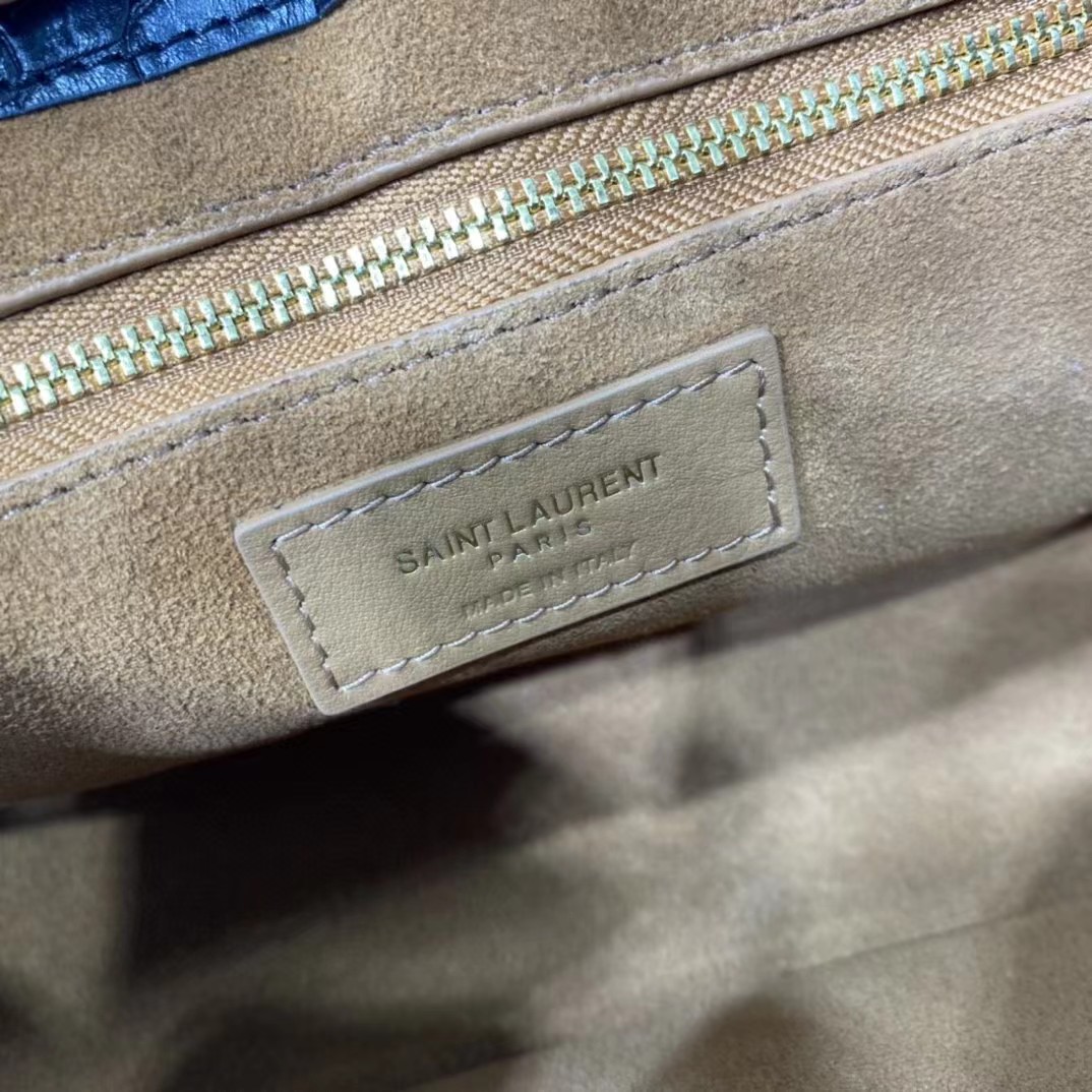 Saint Laurent Black Leather Bag (23-16-6CM) - DopestKickz