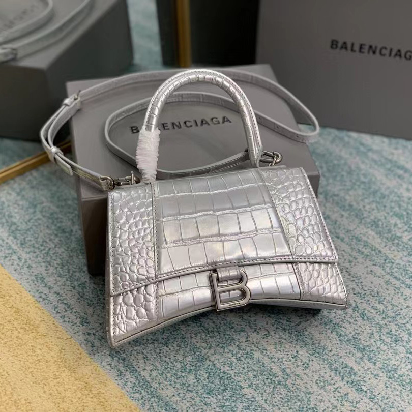 Balenciaga Hourglass Top Handle Bag (23-14-10CM) - DopestKickz