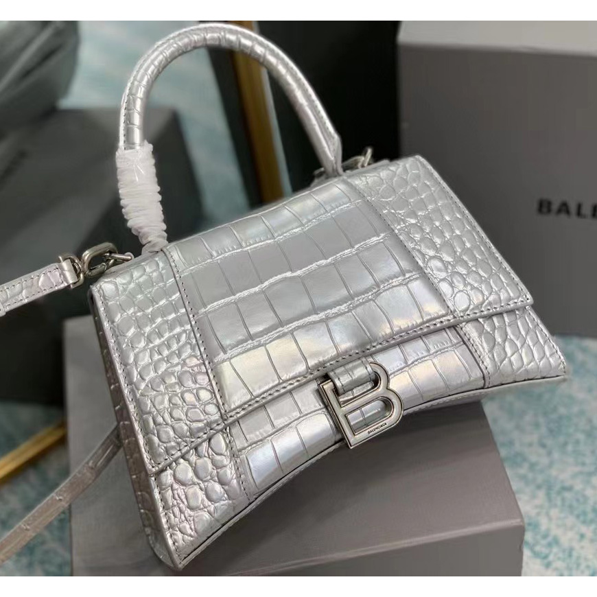 Balenciaga Hourglass Top Handle Bag (23-14-10CM) - DopestKickz