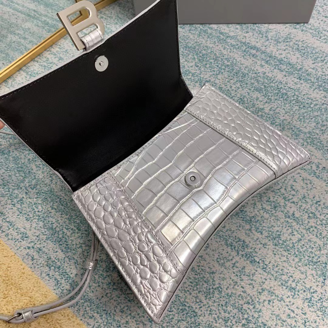 Balenciaga Hourglass Top Handle Bag (23-14-10CM) - DopestKickz