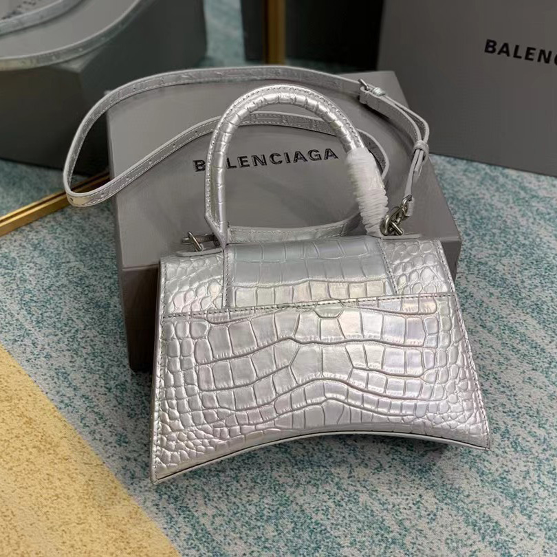 Balenciaga Hourglass Top Handle Bag (23-14-10CM) - DopestKickz