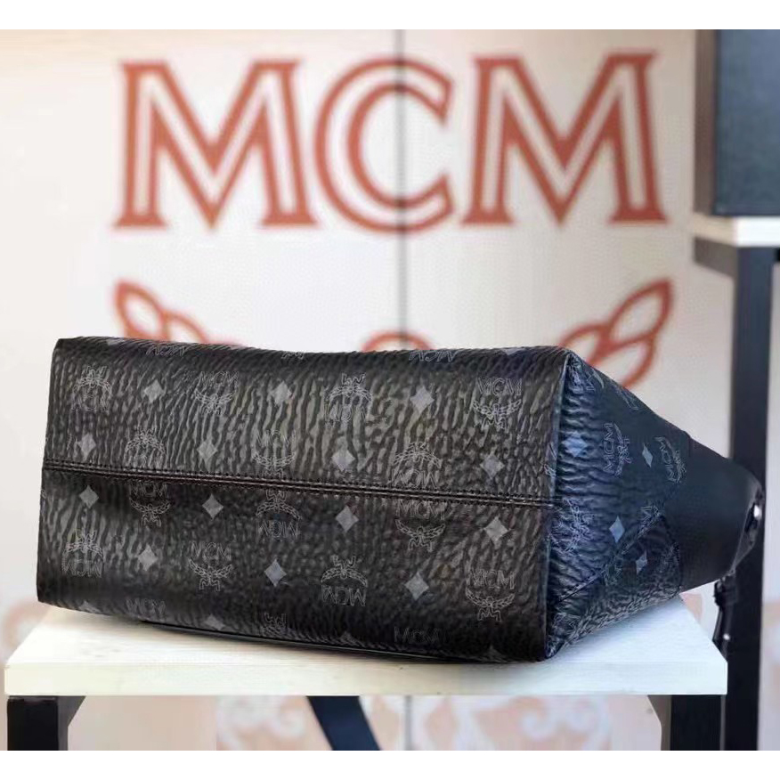 MCM Monogram Print Tote Bag(28-25-14cm) - DopestKickz