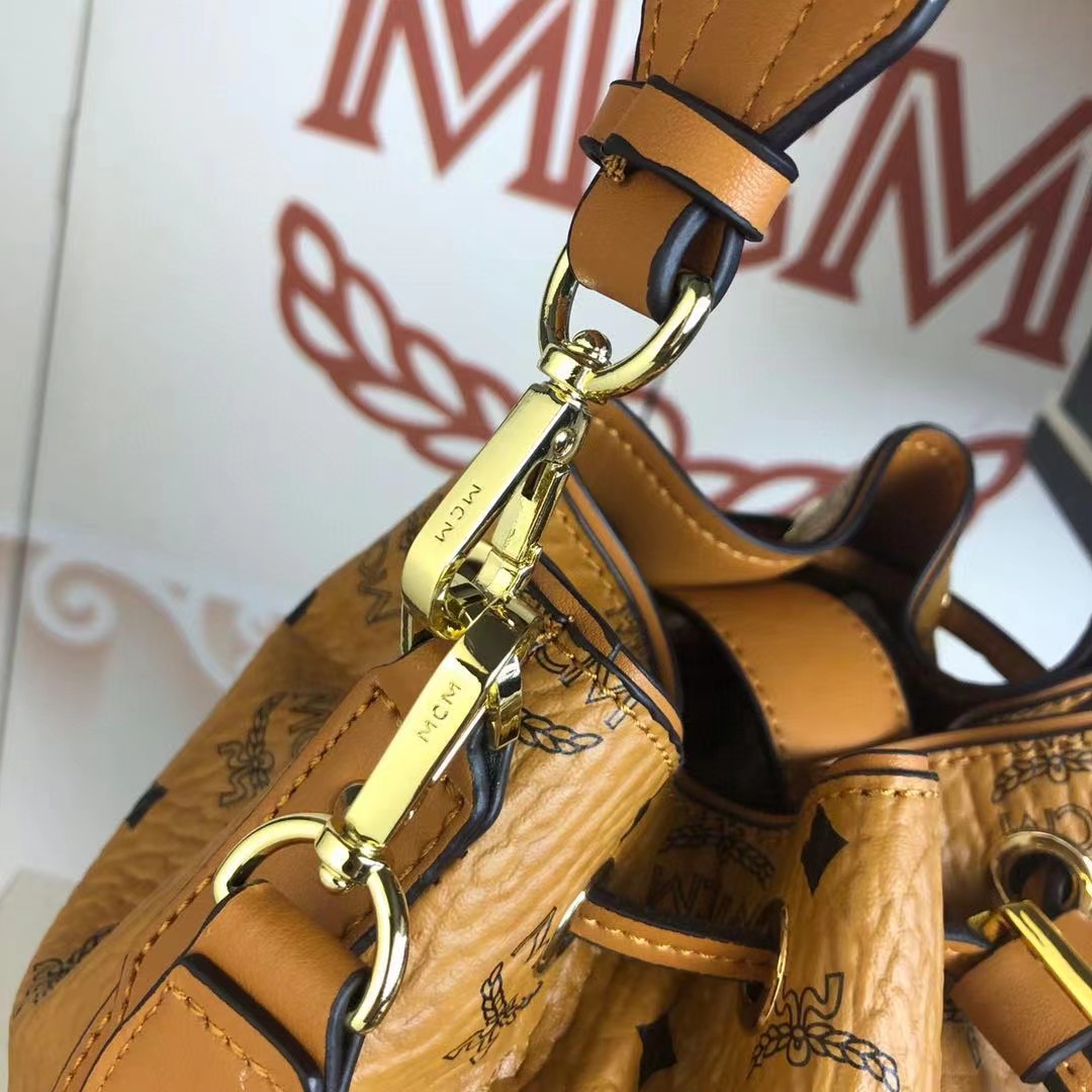 MCM Dessau Drawstring Bag In Visetos(24-25-15CM) - DopestKickz