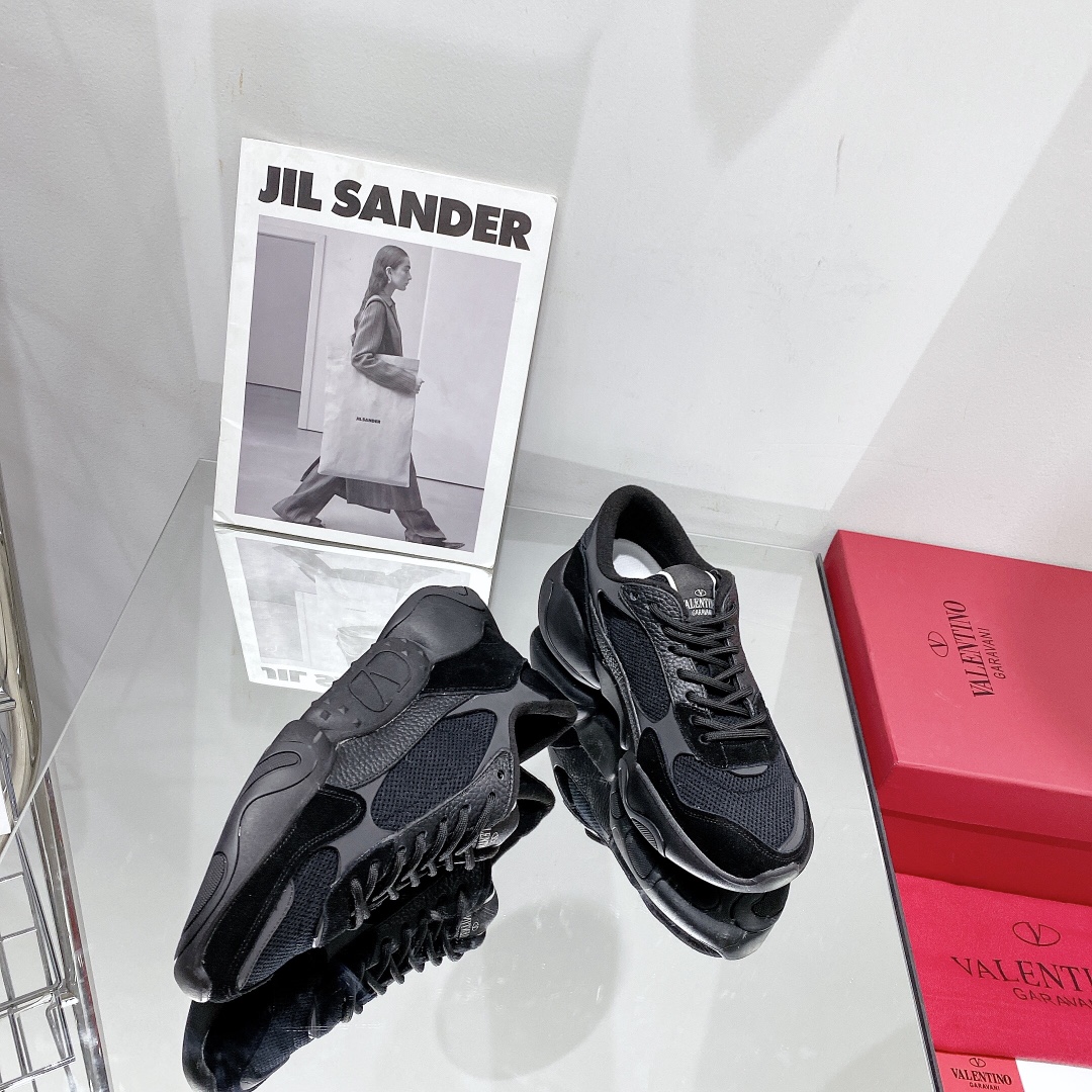 Valenti Mesh Fabric And Suede Sneakers - DopestKickz