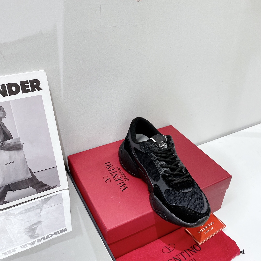 Valenti Mesh Fabric And Suede Sneakers - DopestKickz