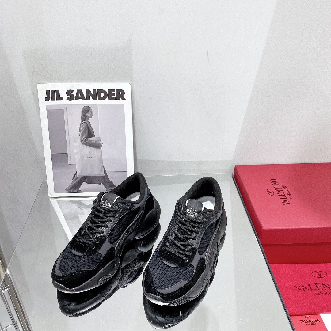 Valenti Mesh Fabric And Suede Sneakers - DopestKickz