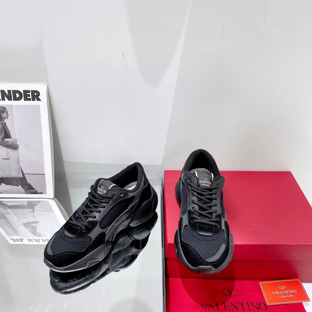 Valenti Mesh Fabric And Suede Sneakers - DopestKickz