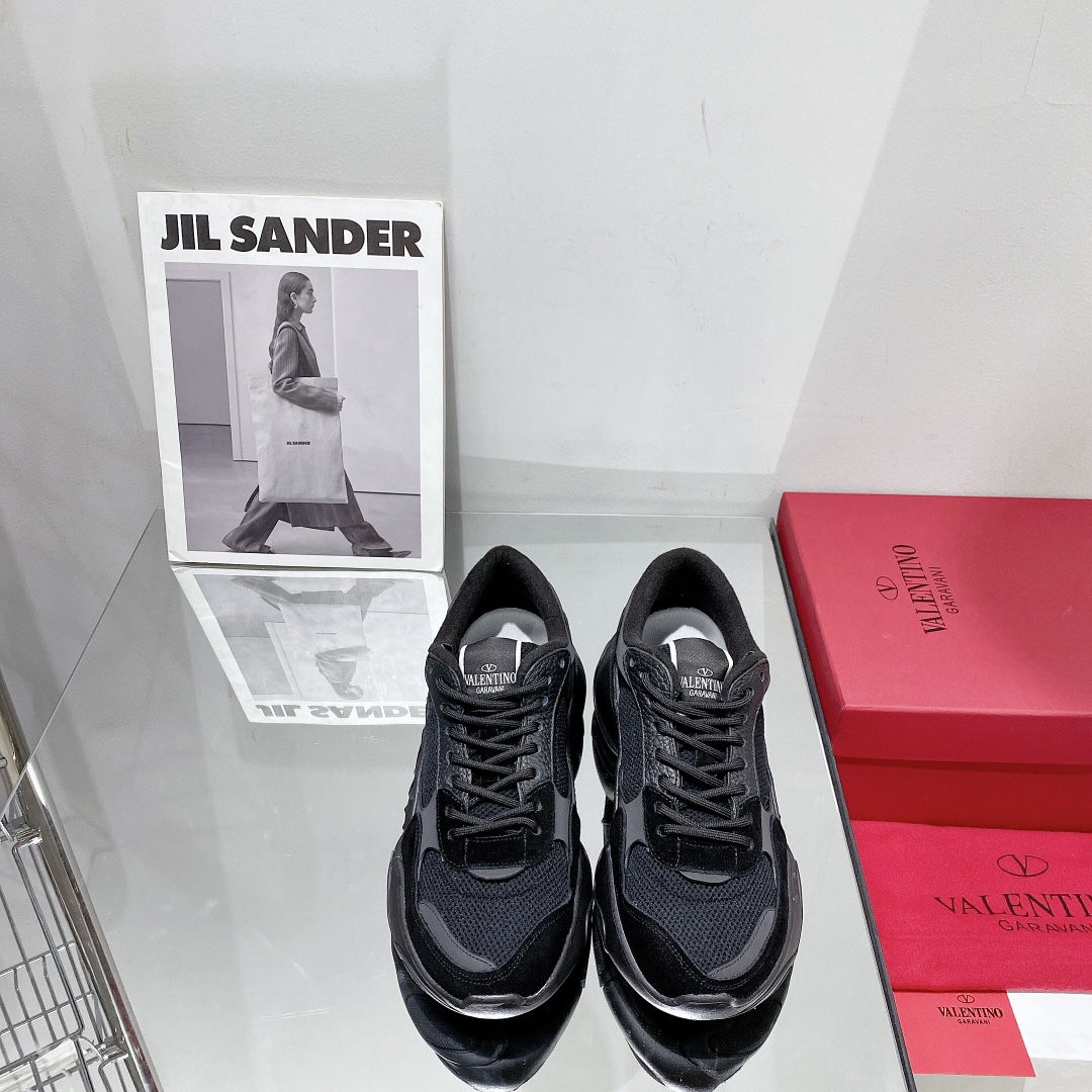 Valenti Mesh Fabric And Suede Sneakers - DopestKickz