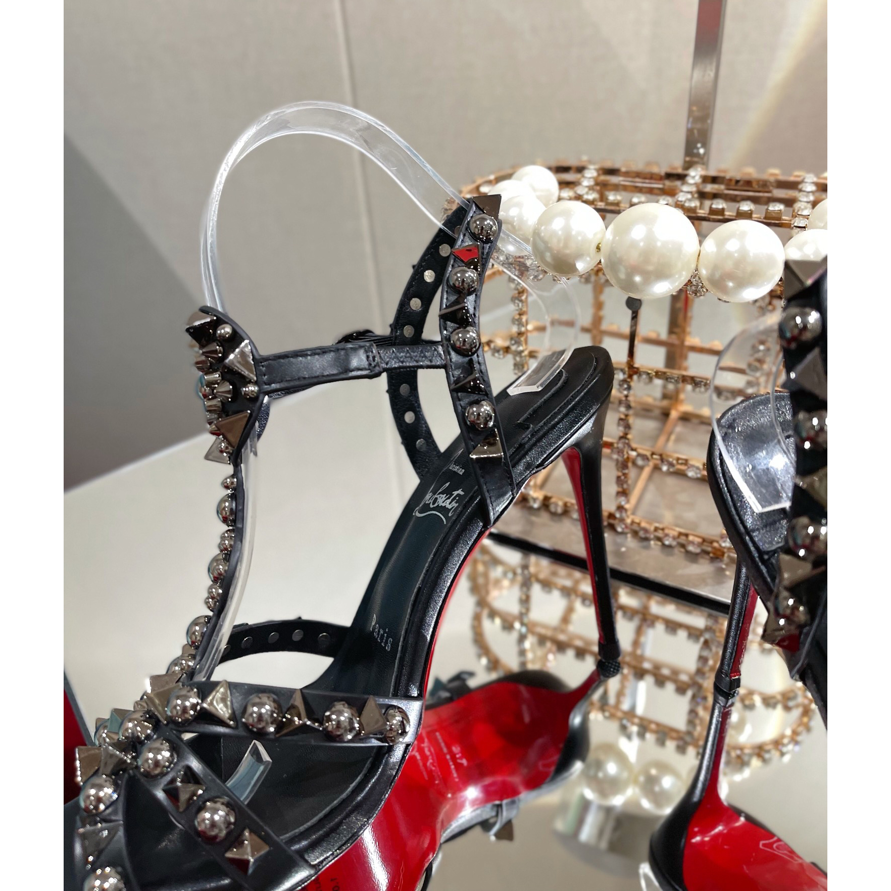 Christian Louboutin Sandal（10cm Heel Height） - DopestKickz