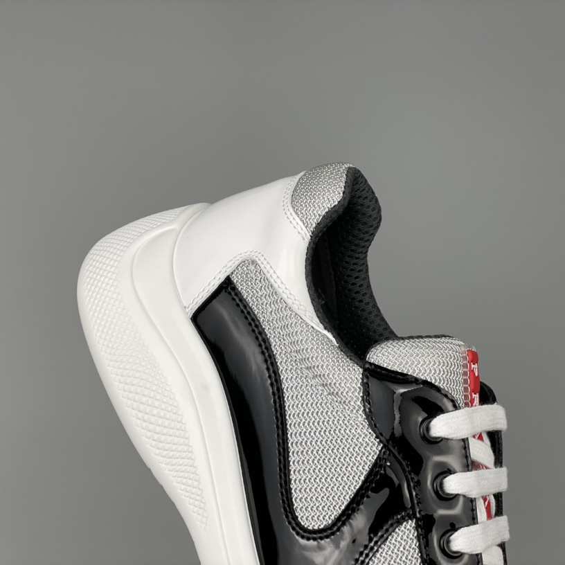 Prada Male America's Cup Sneaker In Black(upon uk size) - DopestKickz